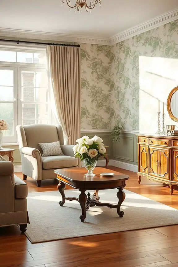 timeless elegance through wallpaper