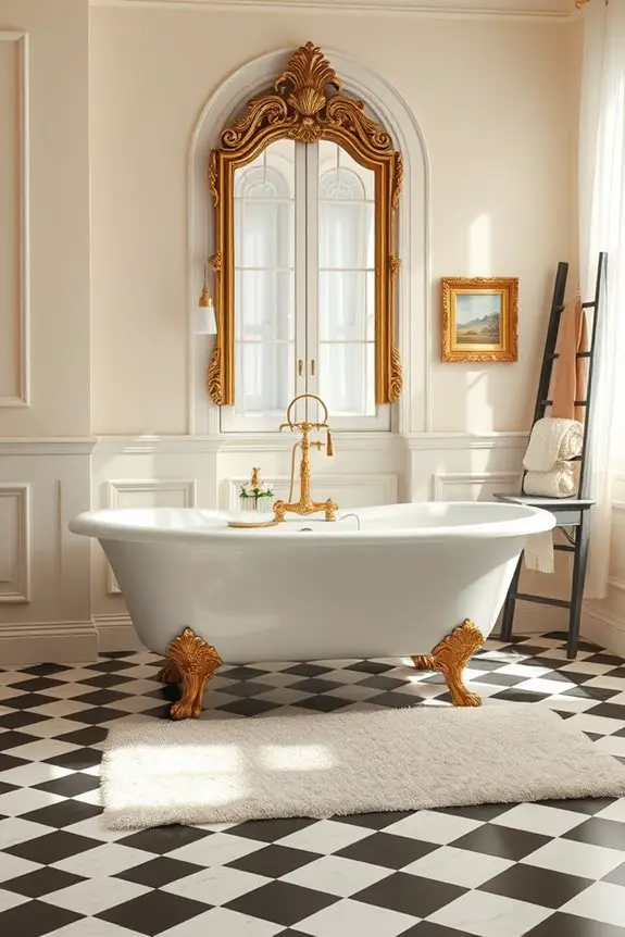 timeless french bathroom elegance
