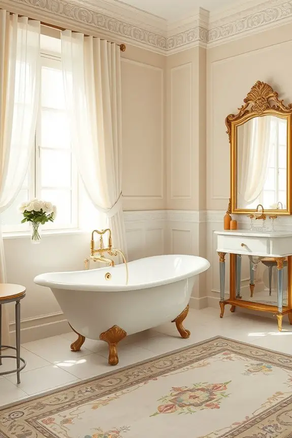 timeless french bathroom elegance