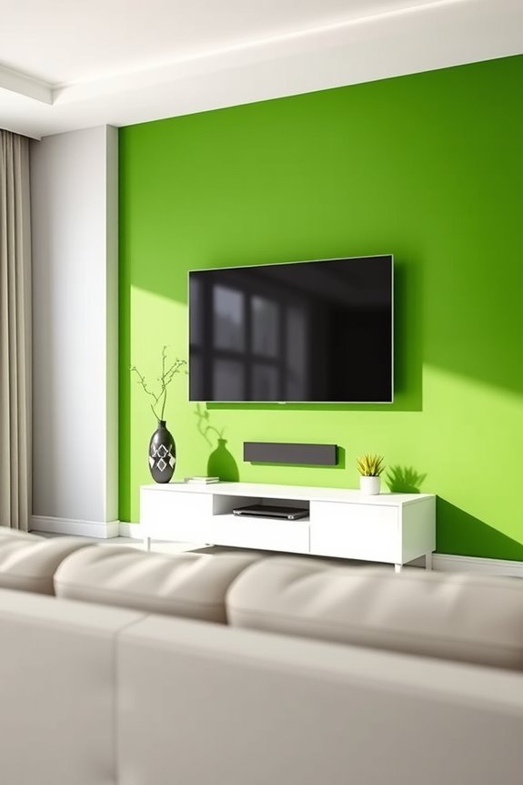 timeless green black white