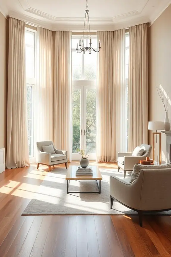 timeless layered window treatments