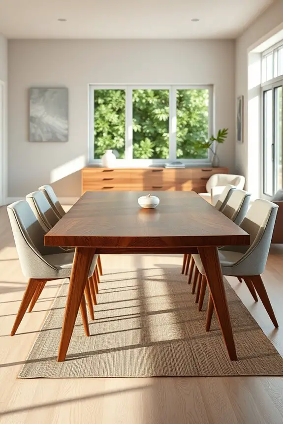 timeless mid century dining design