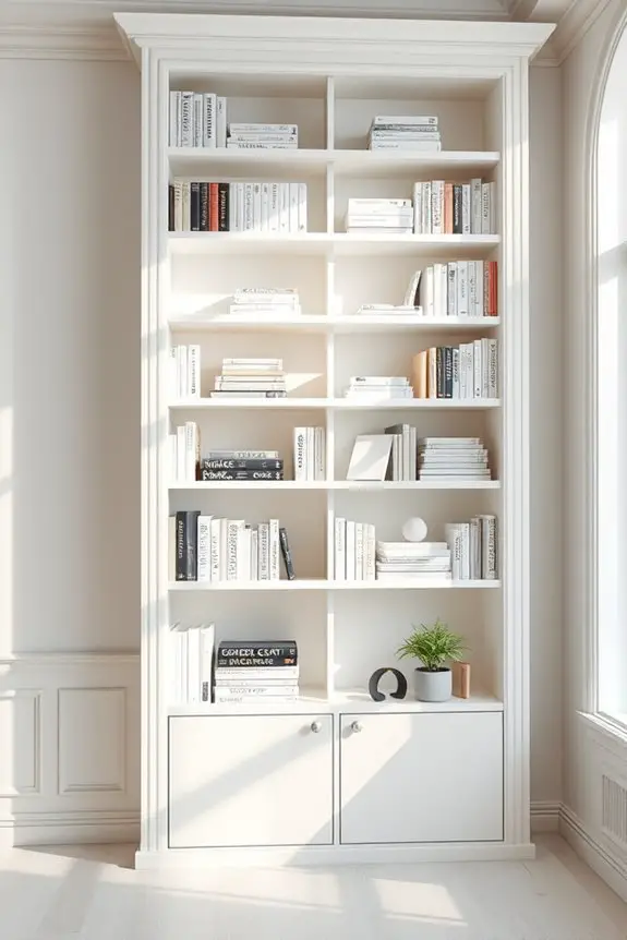 timeless minimalist elegant storage