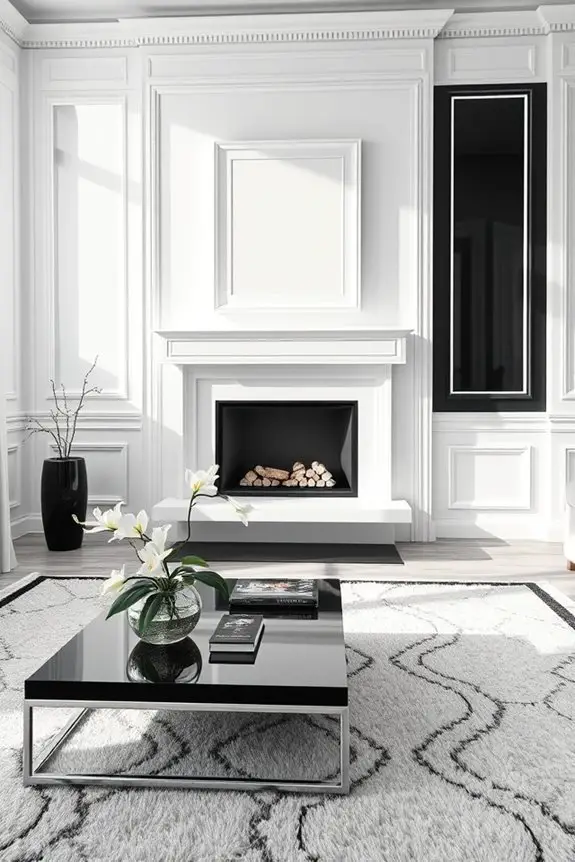 timeless monochrome elegance showcased