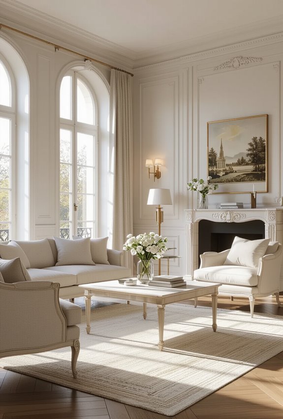 timeless neutrals with jeweltones