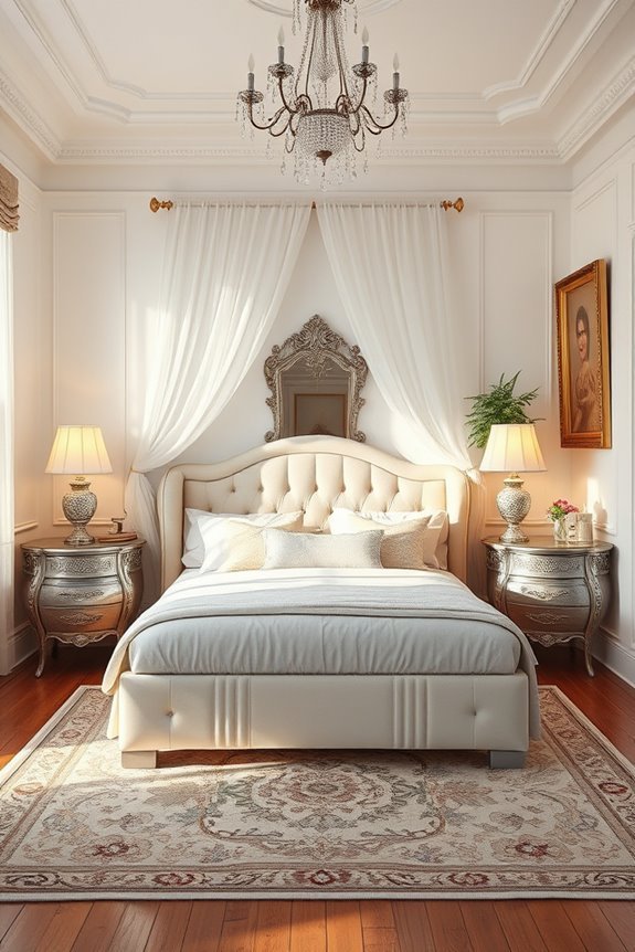 timeless vintage bedroom elegance