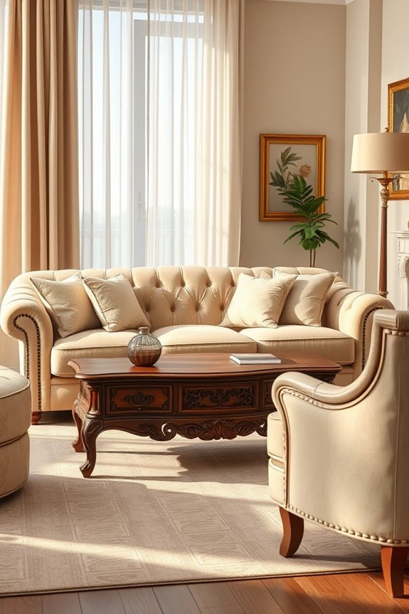 timeless vintage beige elegance