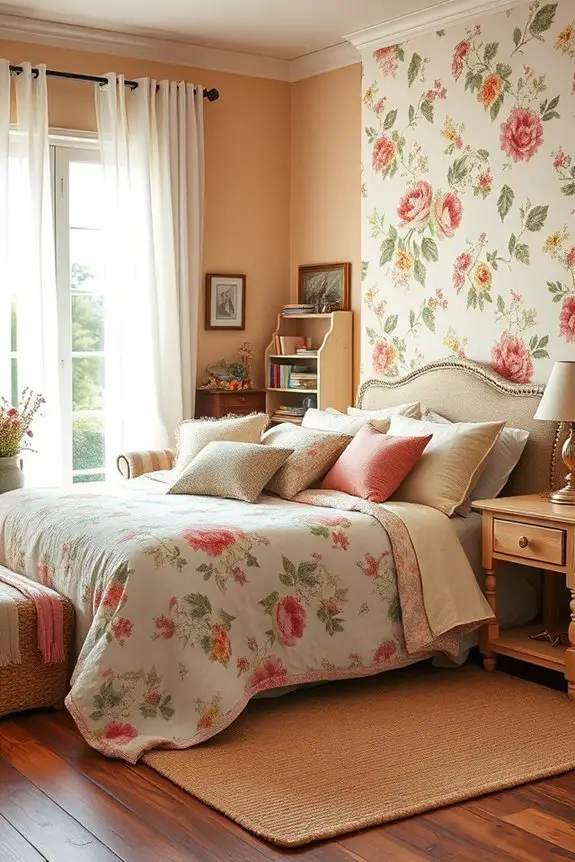 timeless vintage floral decor