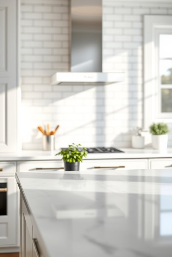 timeless white grey tile combination