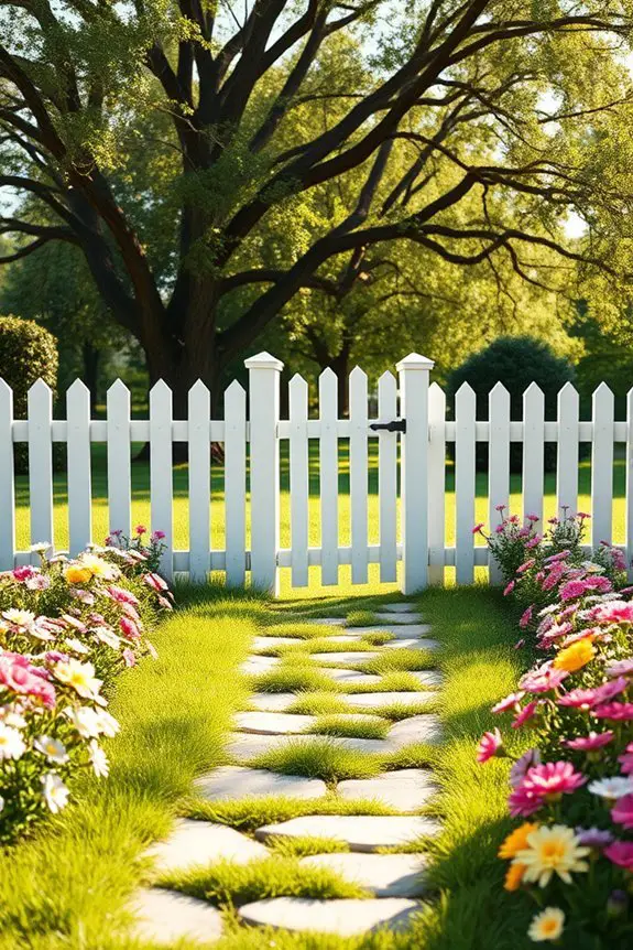 timeless white picket fence