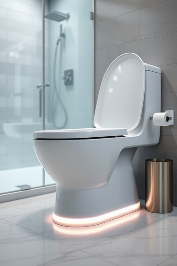 toilet with night light