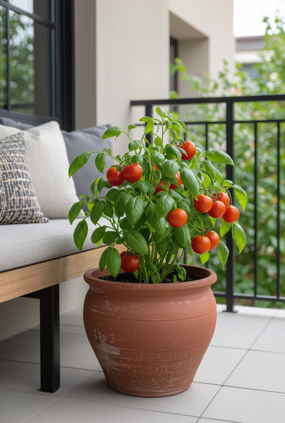 tomato basil companion gardening benefits