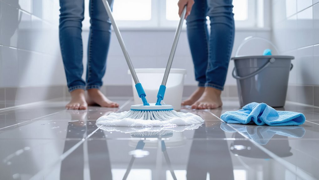 top down cleaning technique
