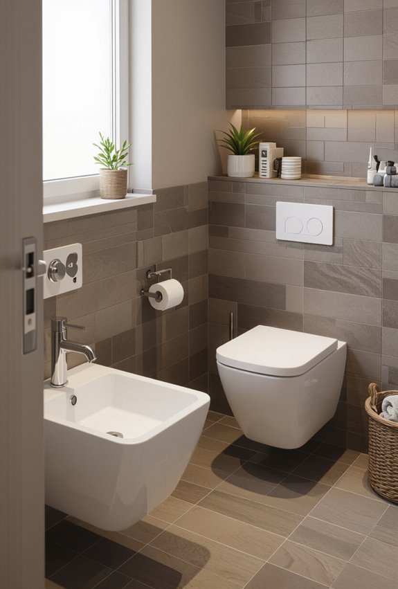 touchless faucets and toilets