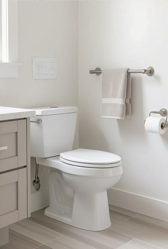 towel bar height and placement