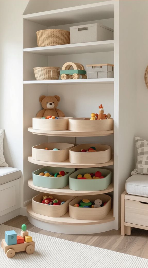 toy rotation system setup