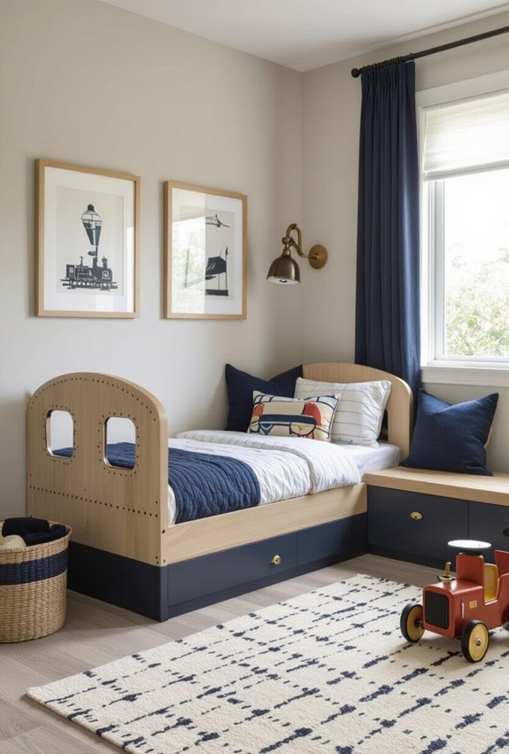 train themed playroom retreat