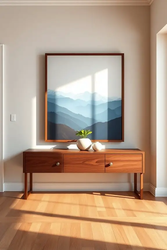 tranquil blue brown landscapes