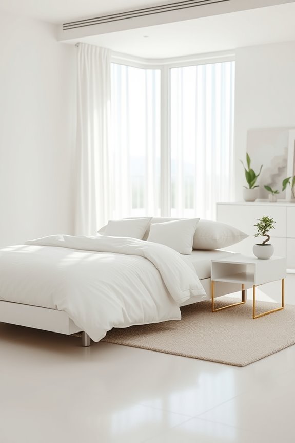 tranquil contemporary zen bedroom