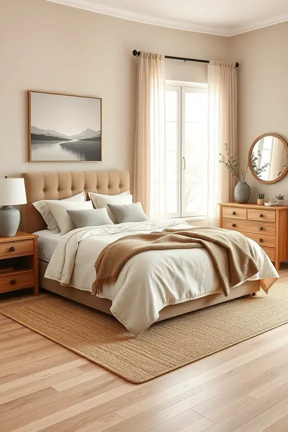 tranquil earthy bedroom retreat
