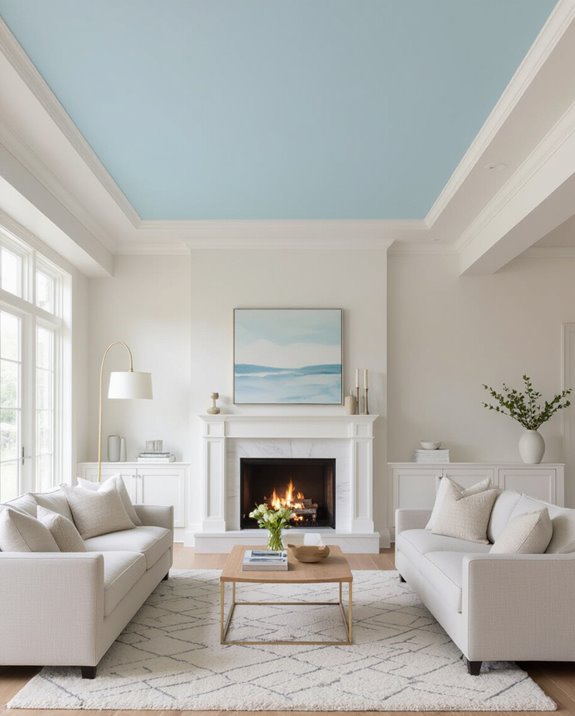 tranquil height with blue