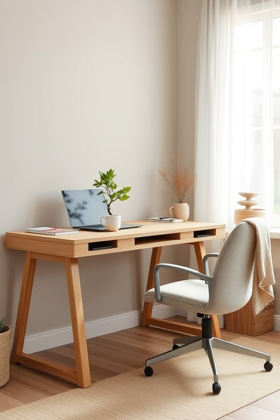 tranquil home office transformation