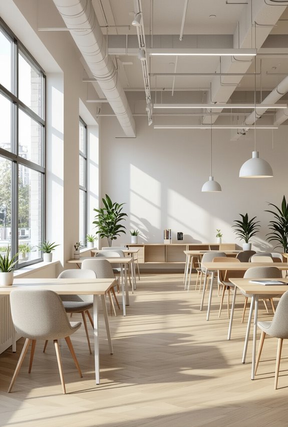 tranquil minimalist scandinavian design