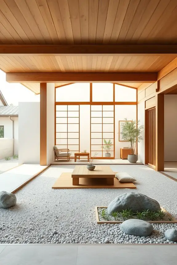 tranquil minimalist zen home