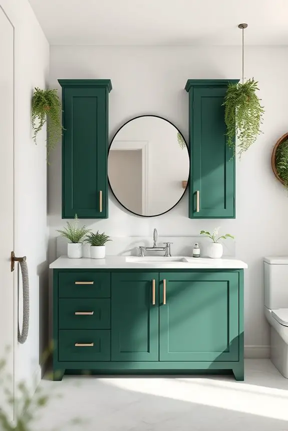 tranquil nature inspired bathroom retreat