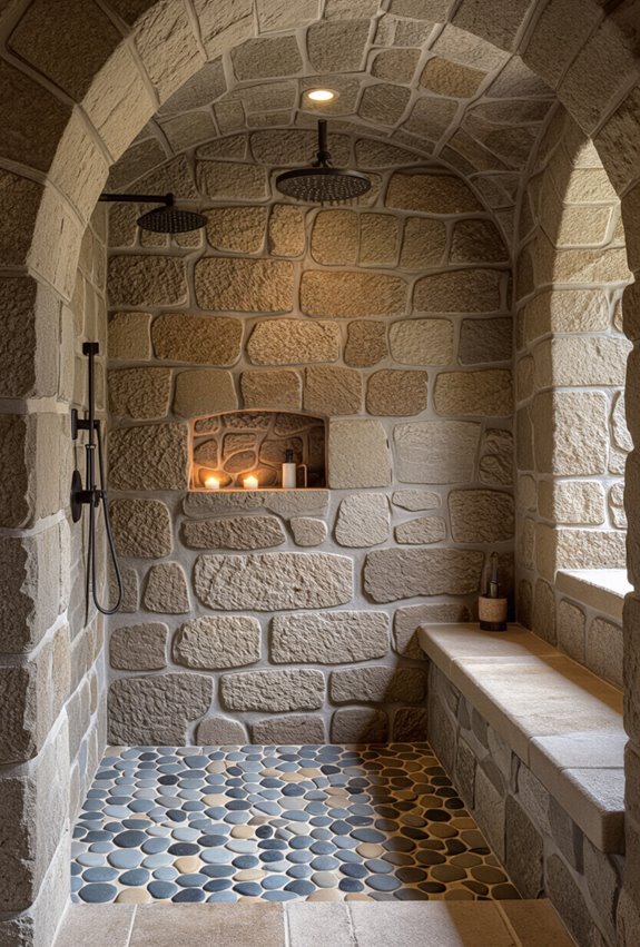 tranquil pebble grotto retreat
