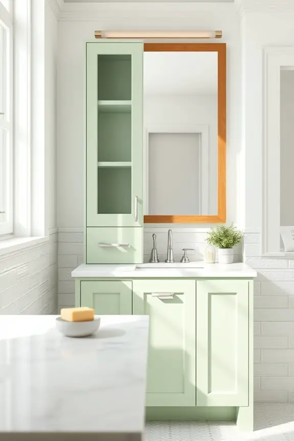 tranquil soft sage green