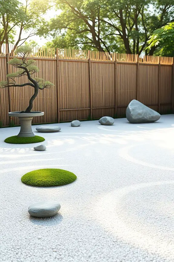 tranquil zen garden creation