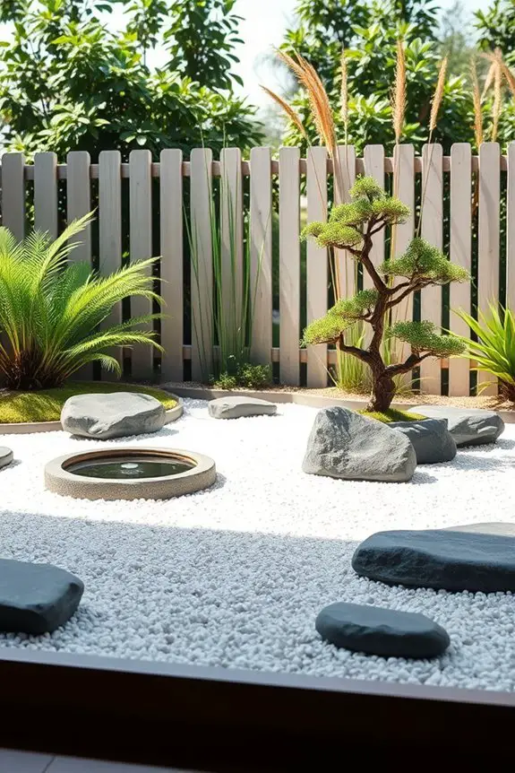 tranquil zen garden design