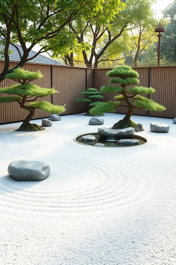 tranquil zen garden design