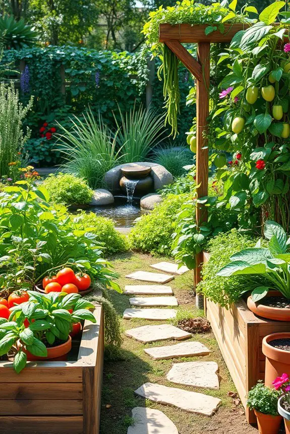transform backyard with edible gardens