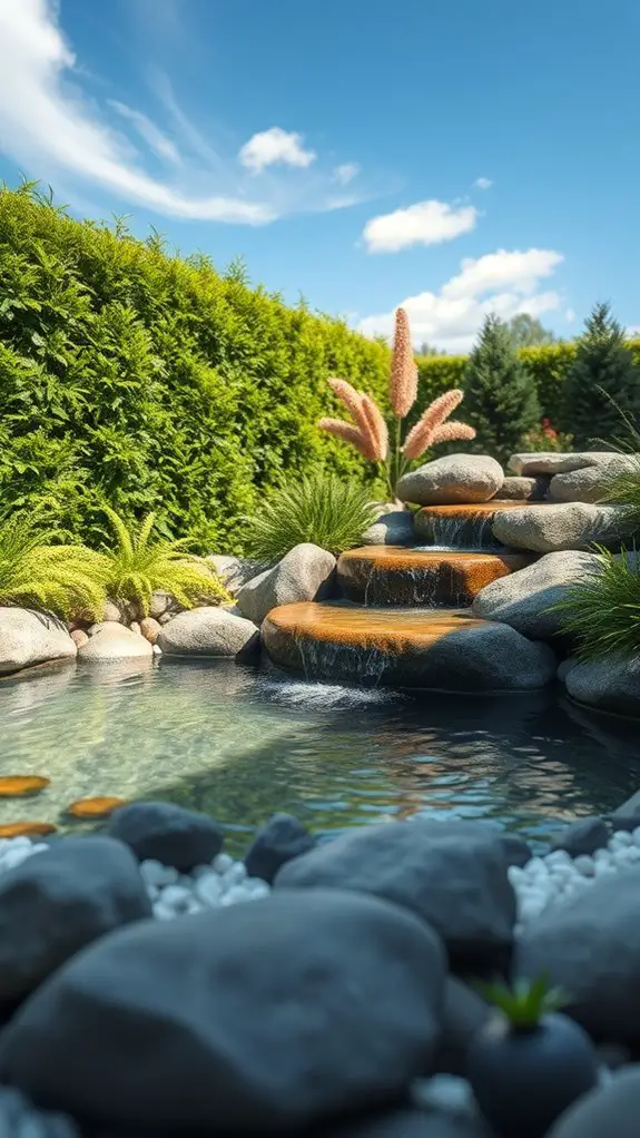 transform backyard with water