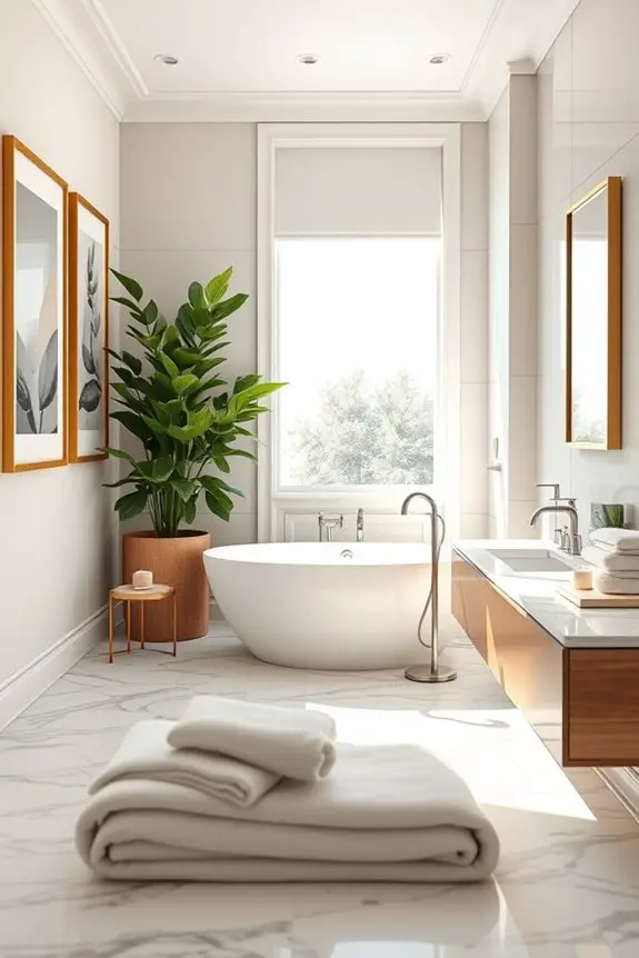 transform bathroom with artwork
