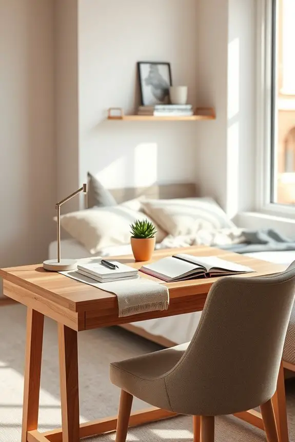 transform bedroom into workspace