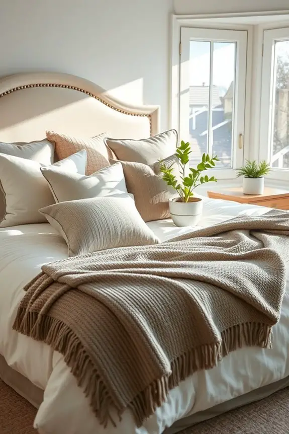 transform bedroom with pillows
