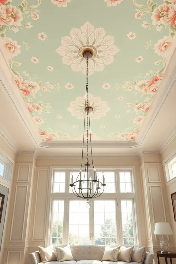 transform ceilings with decals