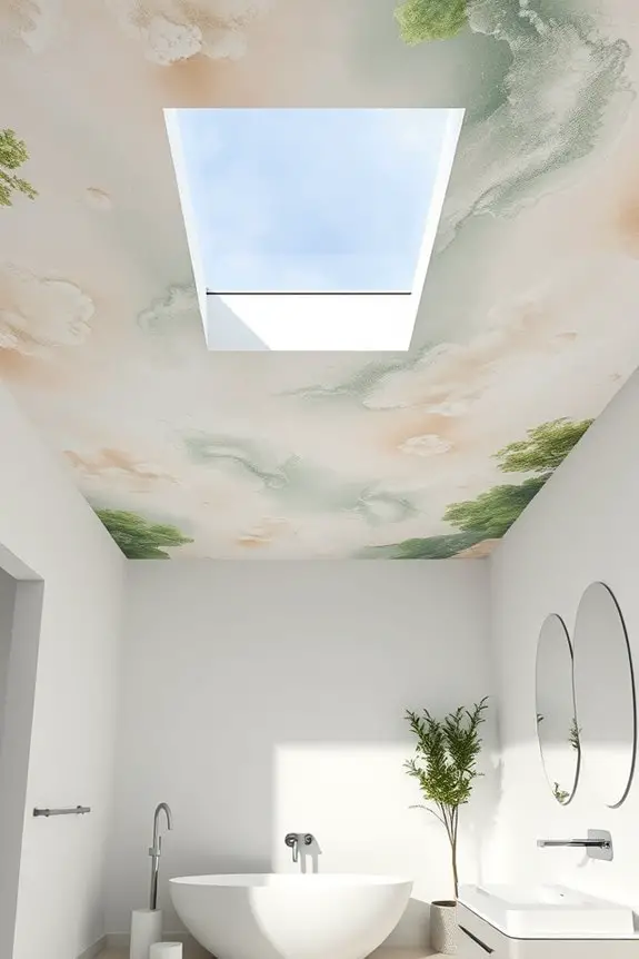 transform ceilings with murals