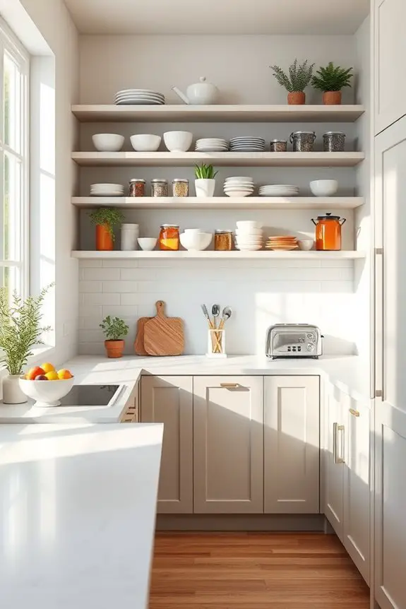 transform corners with shelving