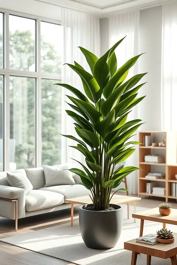 transform corners with tall plants