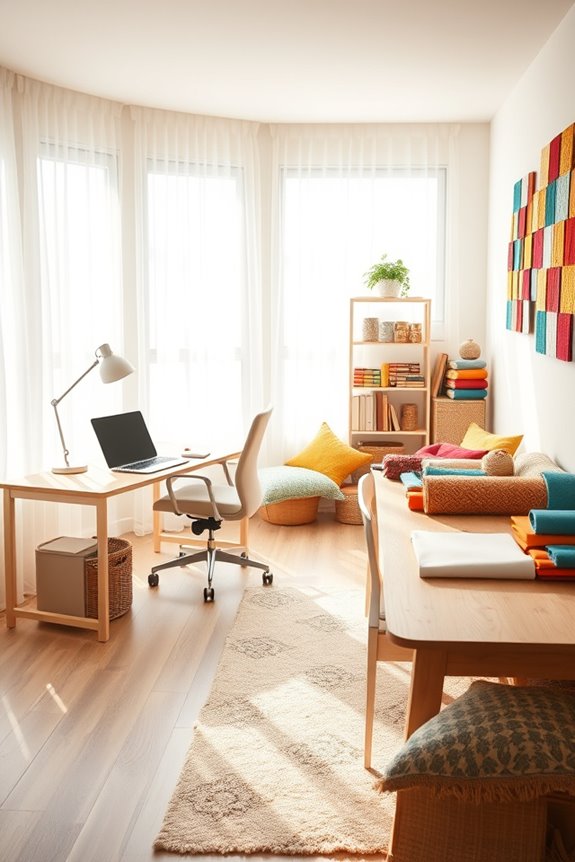 transform craft room textiles