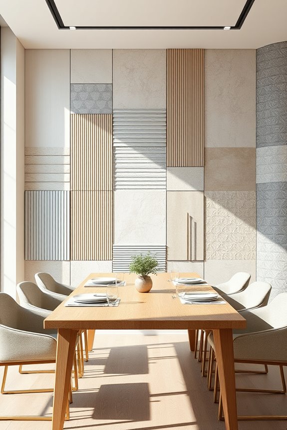 transform dining with texture