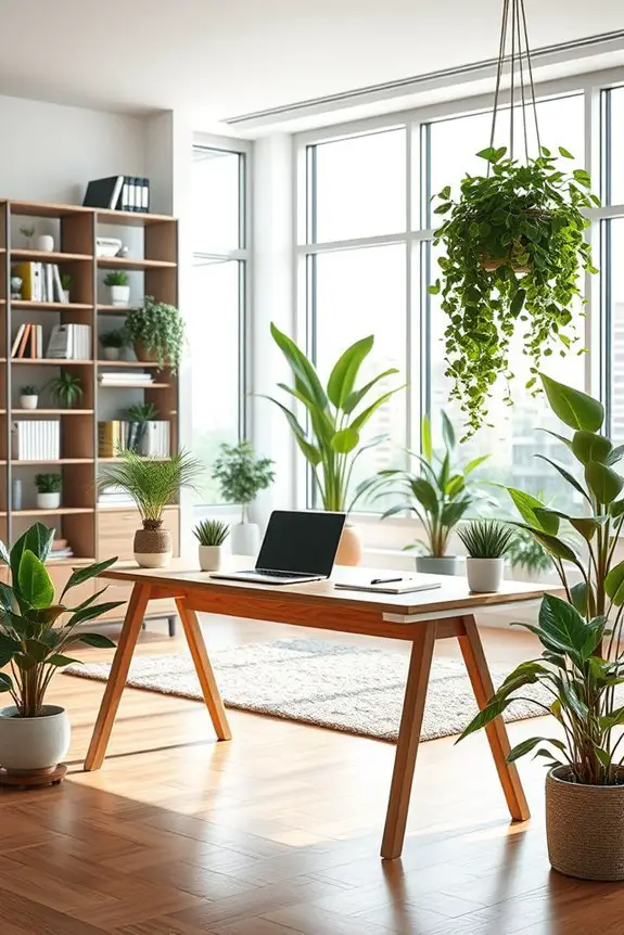 transform office with plants