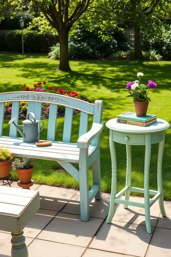 transform old furniture creatively