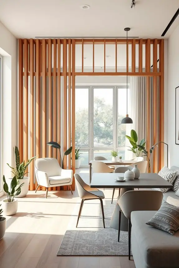 transform spaces with dividers