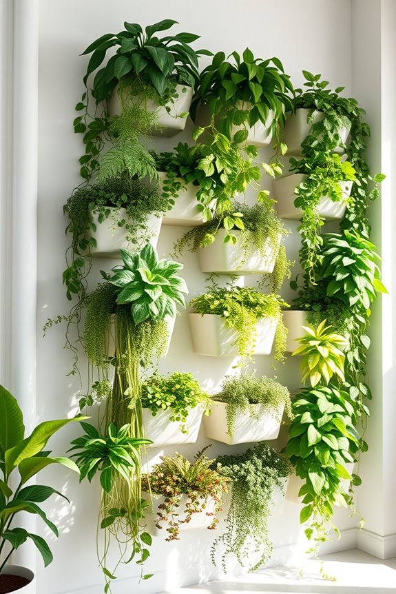 transform walls into greenery