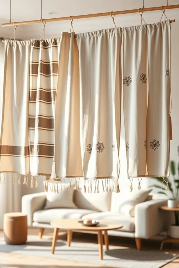 transform walls with fabric